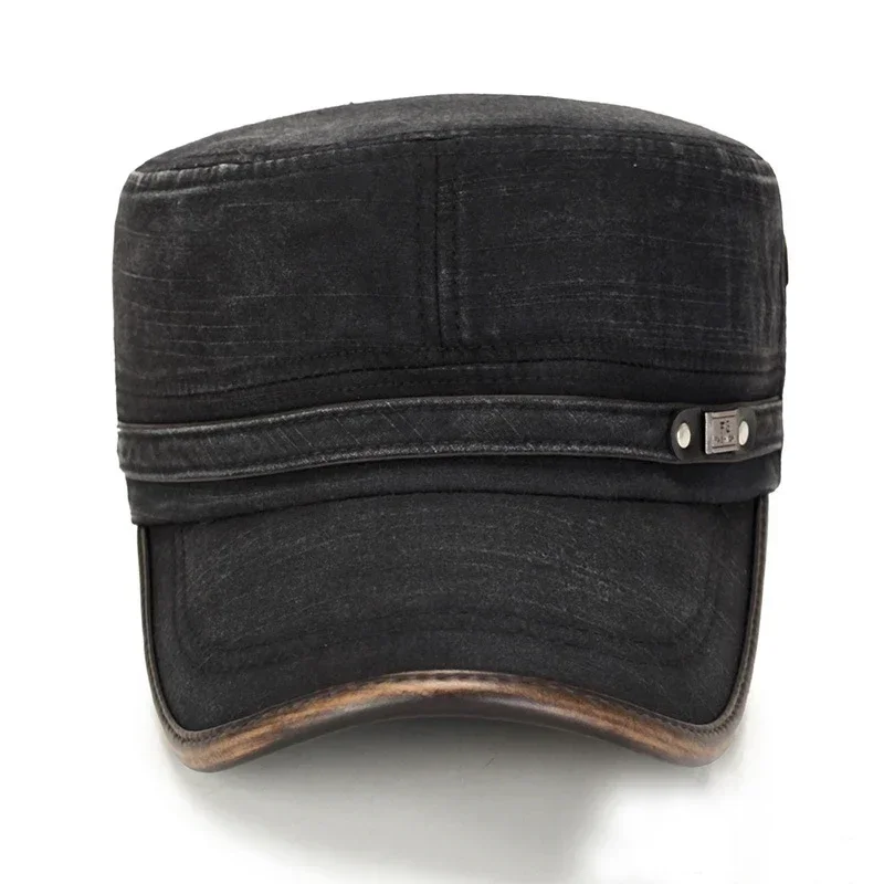 Washed Distressed Faded Leathe - Dad Hat Cotton recension och pris
