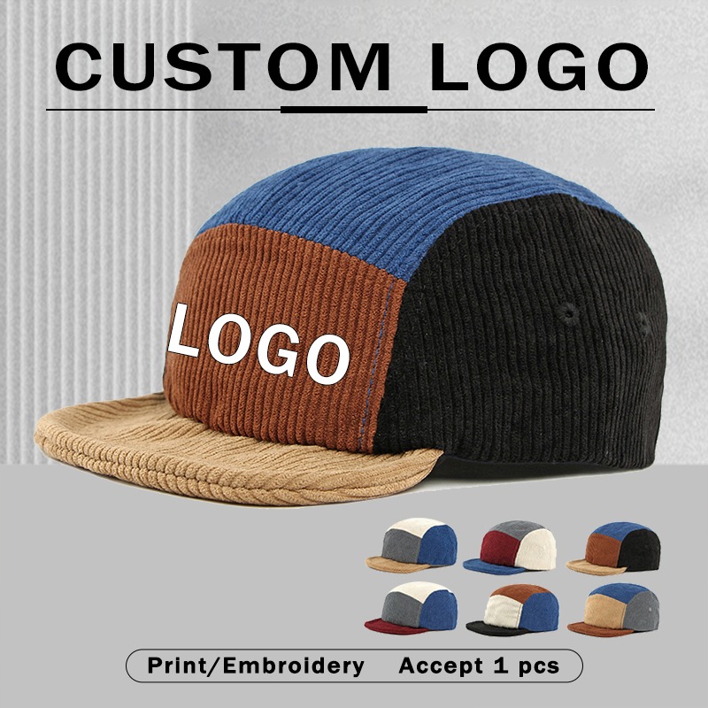 Men Vintage Short Brim Corduro - Corduroy Cap 5 Panel recension och pris