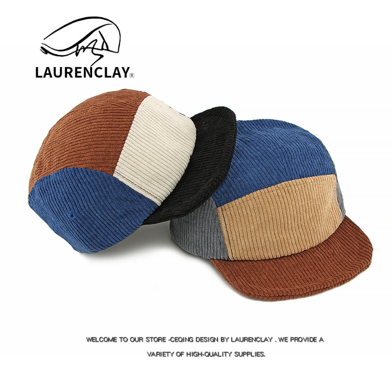 Men Vintage Short Brim Corduro - Corduroy Cap 5 Panel recension och pris