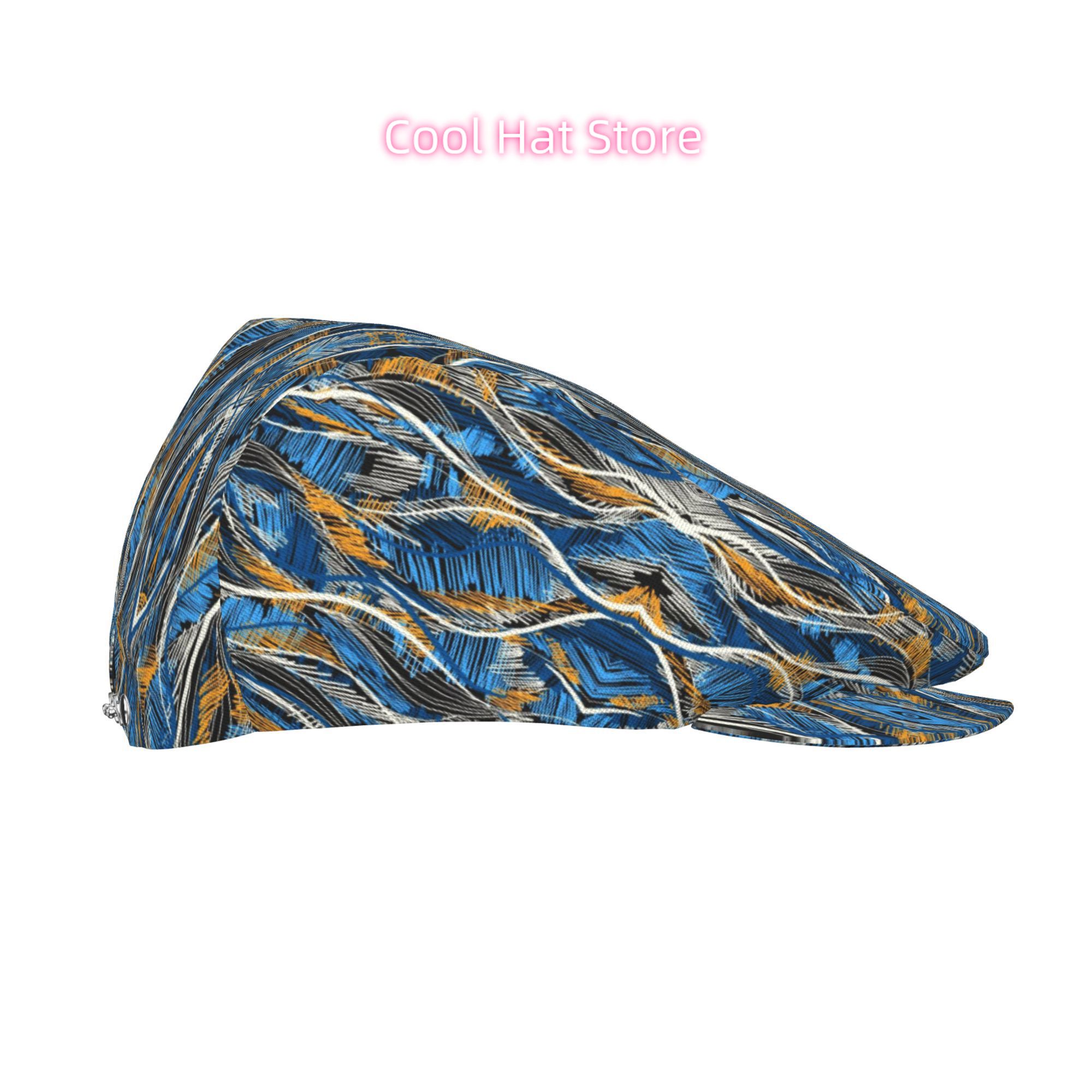 Brushstroke Flame Waves Men an - Newsboy Cap Ivy recension och pris