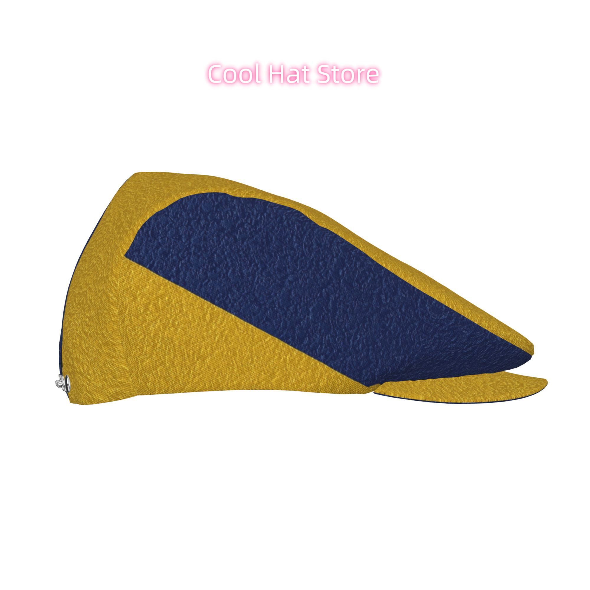 Matte Textured Yellow & Navy S - Newsboy Cap Ivy recension och pris