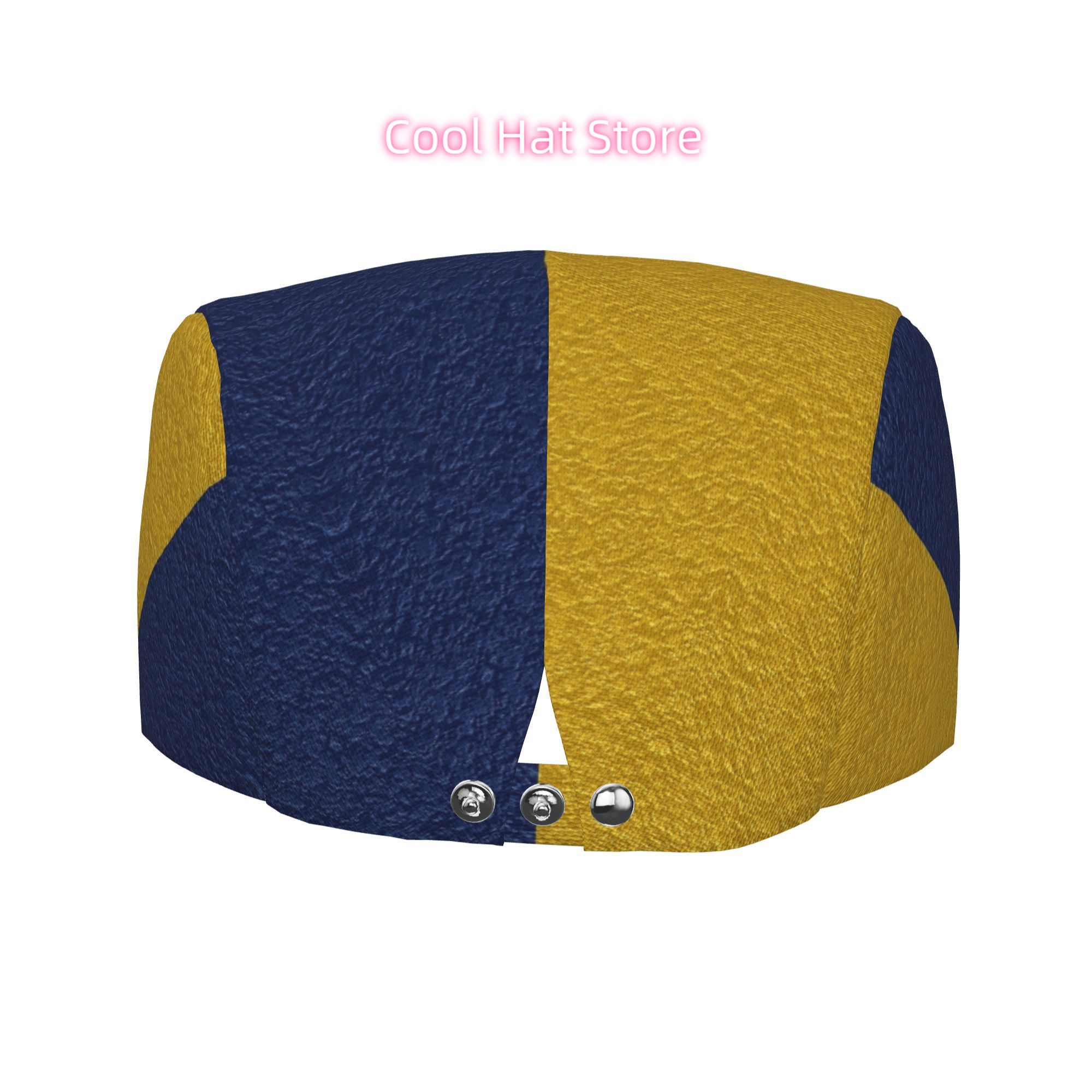 Matte Textured Yellow & Navy S - Newsboy Cap Ivy recension och pris