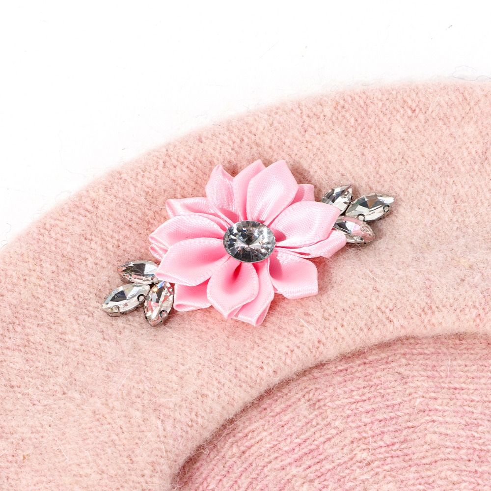 Soft Wool Knitted Beret Hat Fl - Beret French Wool recension och pris
