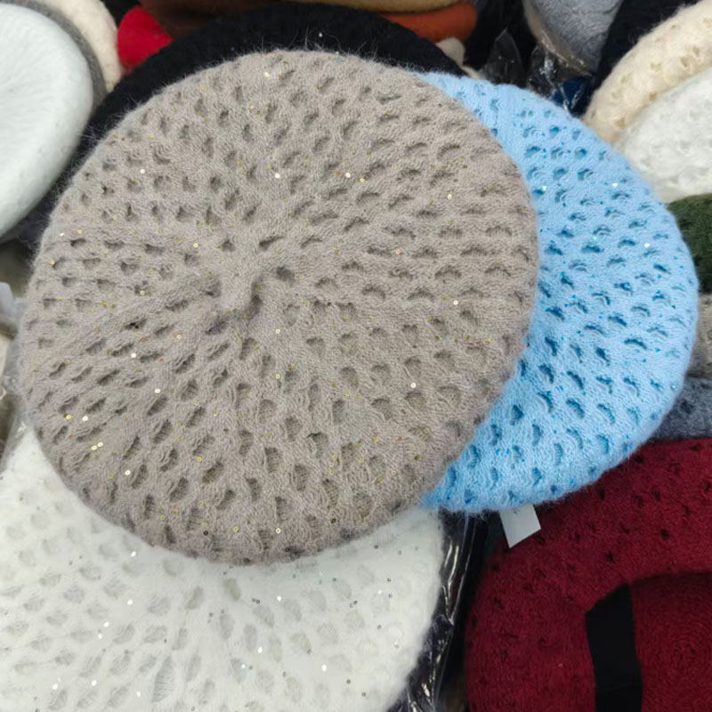 2026 New Women Hollow Out Knit - Beret French Wool recension och pris