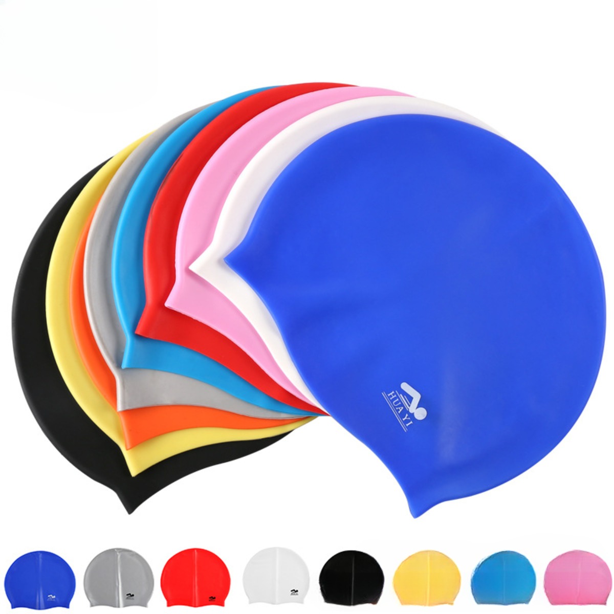 Silicone Elastic Swimming Cap  - Swim Hat Silicone recension och pris