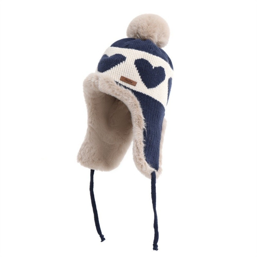 Polyester Heart Pattern Ear Fl - Trapper Hat Ear Flap recension och pris