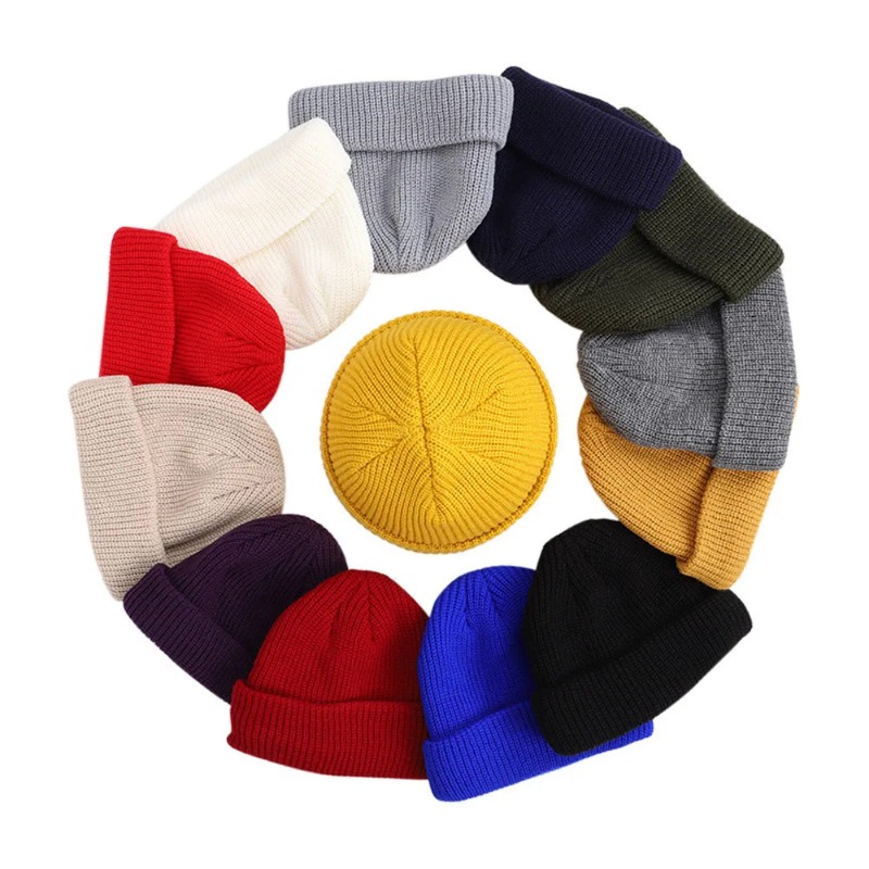 Winter Soft Knitted Beanie Hat - Beanie Cuffed Knit recension och pris