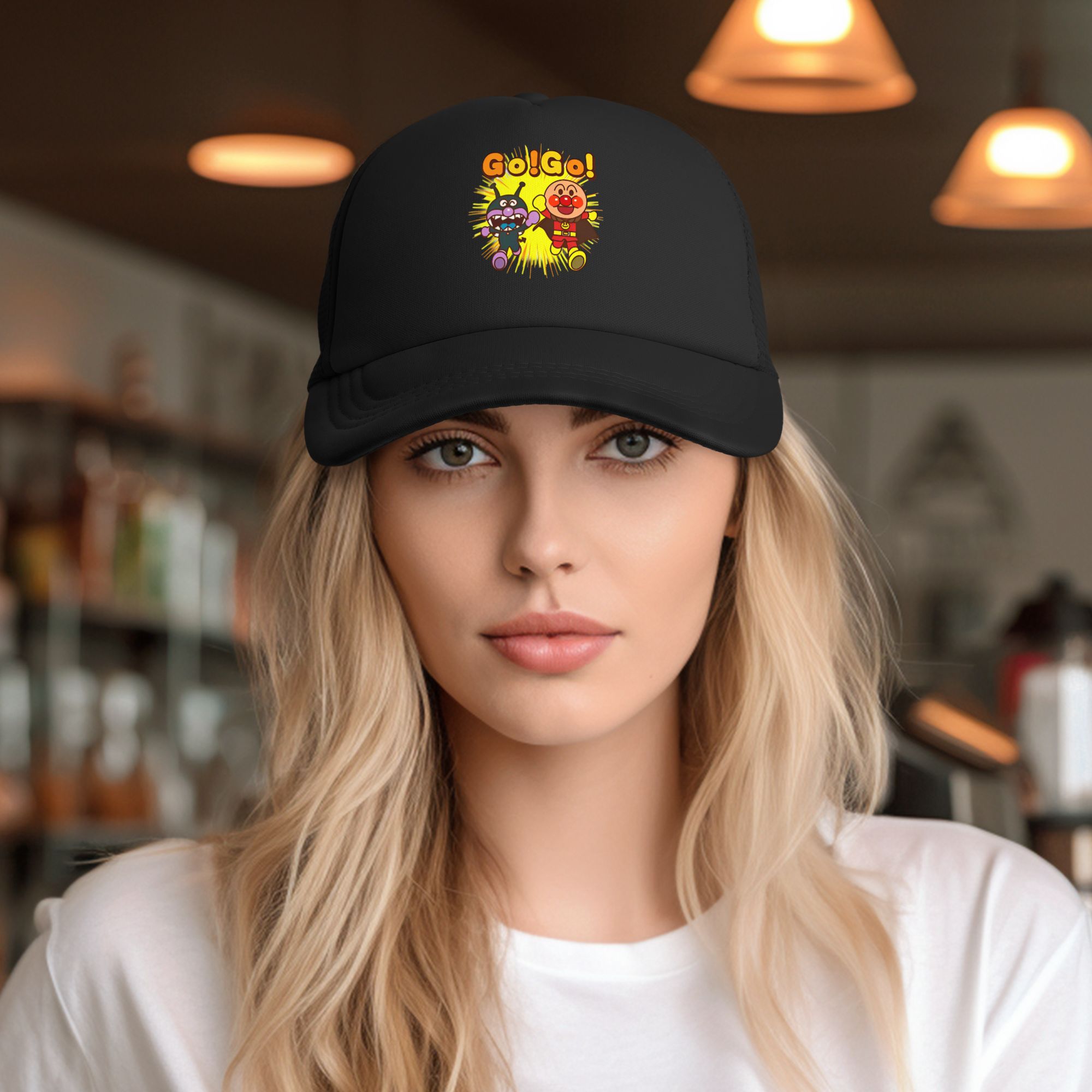 A-Anpanmans GO GO  Mesh Baseba - Golf Cap Dad recension och pris