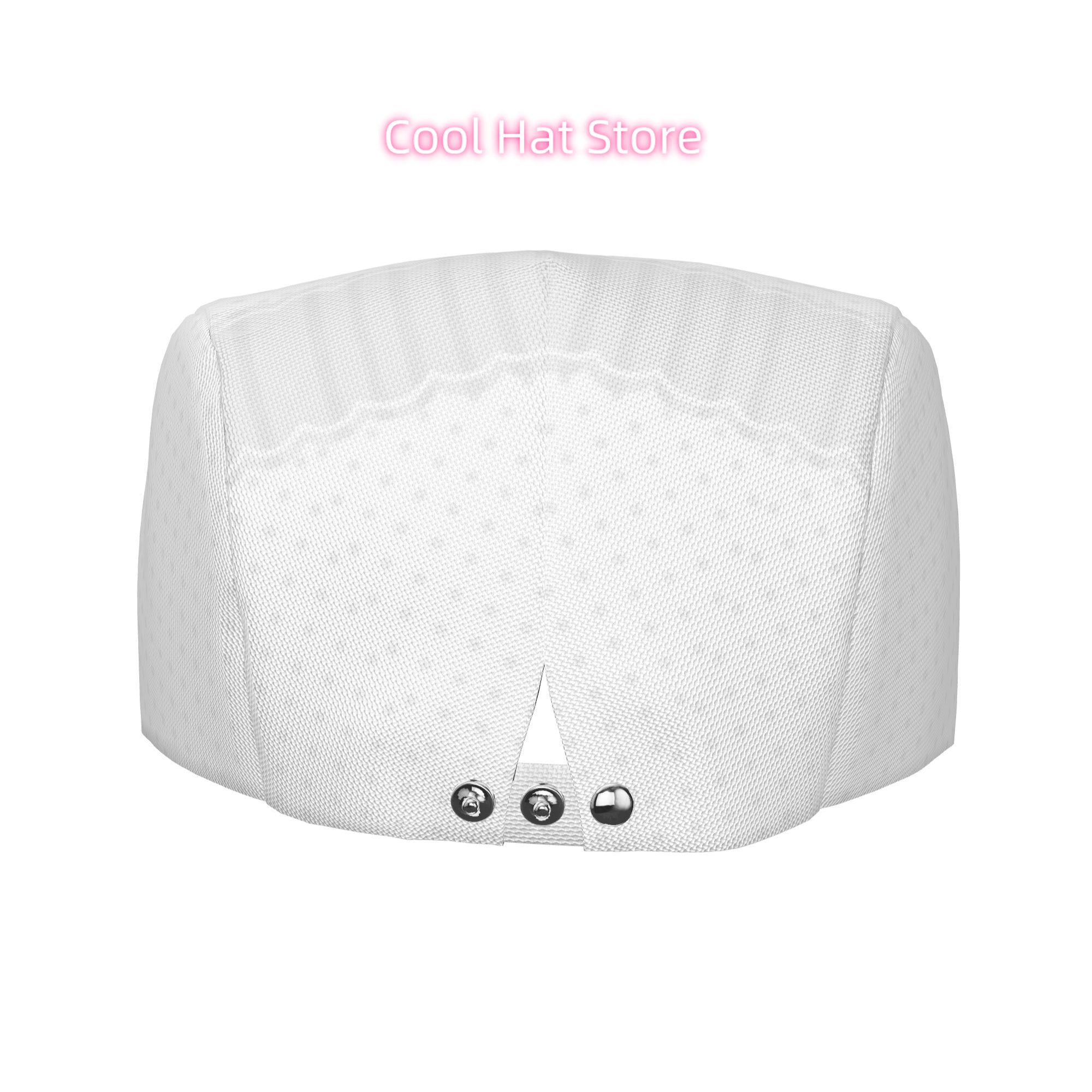 White Polka Dot Lace Trim Men  - Newsboy Cap Ivy recension och pris